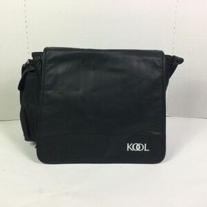 Canyon River Black Leather Travel / Messenger bag crossbody carry on 19x14x6‎